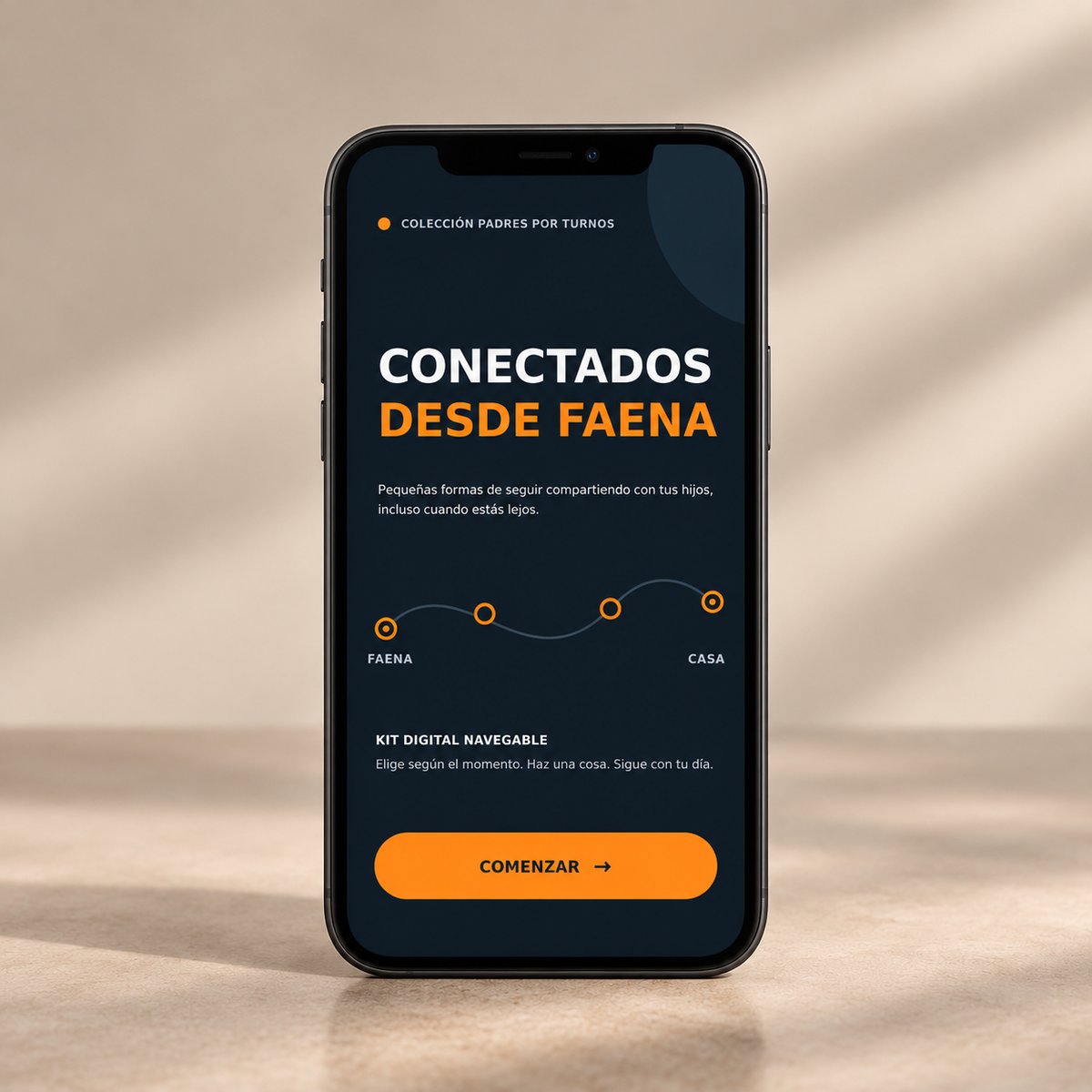 Conectados desde Faena — Kit digital para padres por turnos